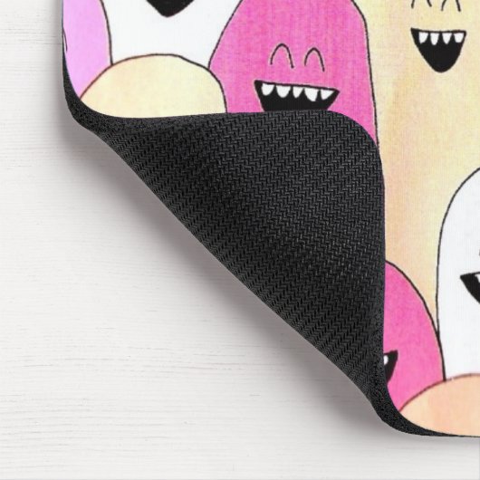 "Cute Little Monsters" Mousepad Muismat (Hoek)