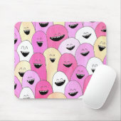 "Cute Little Monsters" Mousepad Muismat (Met muis)