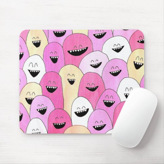 "Cute Little Monsters" Mousepad Muismat (Met muis)