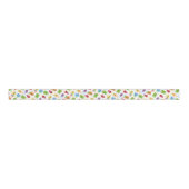 Cute Little Monsters Party Pattern Ribbon Grosgrain Lint (Voorkant)