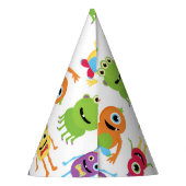 Cute Little Monsters Party Pet Feesthoedjes (Achterkant)