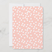 Cute Little Mouse - Baby shower Invitation Kaart (Achterkant)