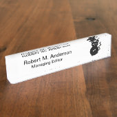 Cute Little Mouse Naambordje (Zijkant)