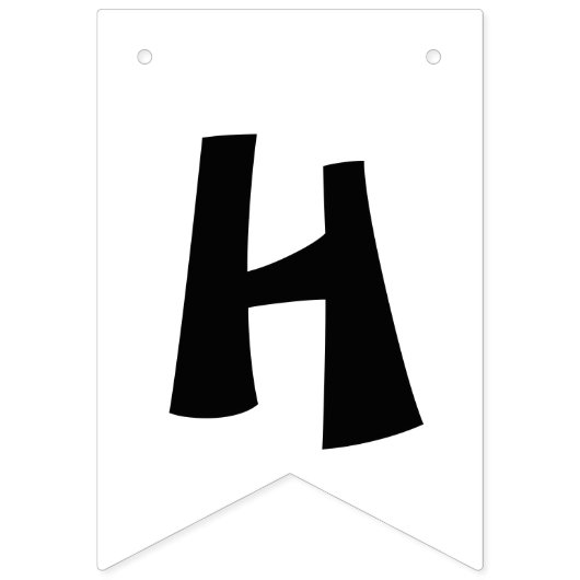 Cute Little Ninja Happy Birthday Bunting Flags Vlaggetjes (Tweede vlag)