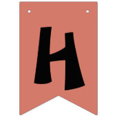 Cute Little Ninja Happy Birthday Vlaggetjes (Tweede vlag)