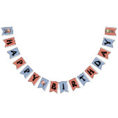 Cute Little Ninja Happy Birthday Vlaggetjes (Alle)