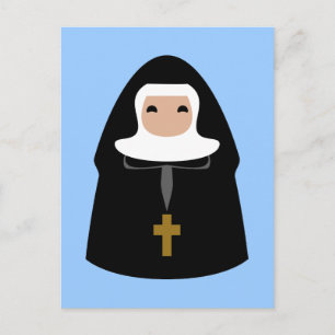 Cute Little Nuns Briefkaart