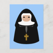 Cute Little Nuns Briefkaart (Voorkant)