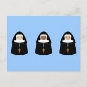 Cute Little Nuns Briefkaart (Voorkant)