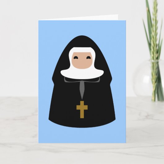 Cute Little Nuns Kaart (Voorkant)