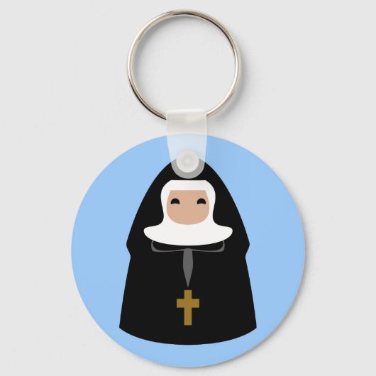 Cute Little Nuns Sleutelhanger (Voorkant)