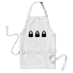 Cute Little Nuns Standaard Schort