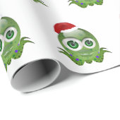 Cute Little octopus met zijn kerstpet Cadeaupapier (Rol Hoek)