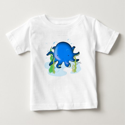 Cute Little Octopus T-shirt (Voorkant)