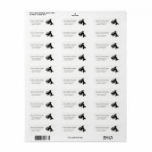 Cute Little Orca Whale Etiket (Full Sheet)