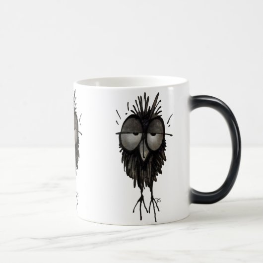 Cute Little Owl Magische Mok (Rechts)