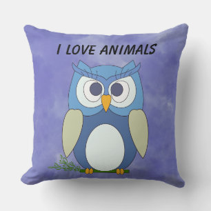Cute Little Owl Pillow Kussen