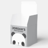 Cute Little Panda Beer Birthday Bedankdoosjes (Geopend)