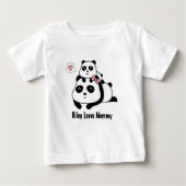 Cute Little Panda Cub houdt van mama, mama en Baby (Voorkant)