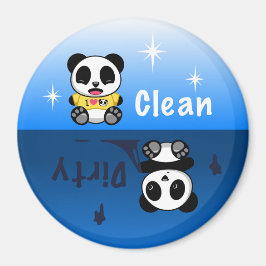 Cute Little Pandas Clean Dirty Magneet