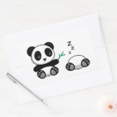 Cute Little Pandas Rechthoekige Sticker (Envelop)