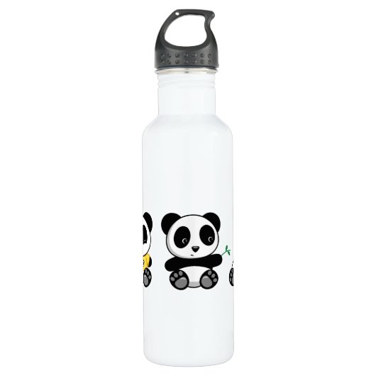 Cute Little Pandas Waterfles (Voorkant)