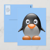 Cute Little Penguin Briefkaart (Voorkant / Achterkant)