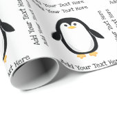 Cute Little Penguin Cadeaupapier (Rol Hoek)