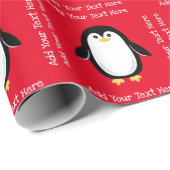 Cute Little Penguin Cadeaupapier (Rol Hoek)