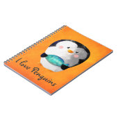 Cute Little Penguin Notitieboek (Linkerzijde)