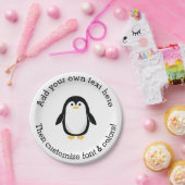 Cute Little Penguin Papieren Bordje (Feest)