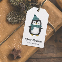 Cute Little Penguin Persoonlijke Kerstmis