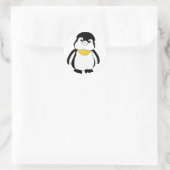 Cute Little Penguin Ronde Sticker (Tas)