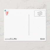 Cute Little Pig Briefkaart (Achterkant)