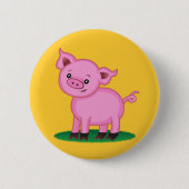 Cute Little Pig Button (Voorkant)