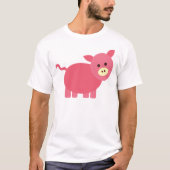 Cute Little Piggy T-shirt (Voorkant)