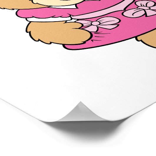 Cute Little Pink Princess Beer Poster (Hoek)