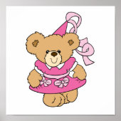 Cute Little Pink Princess Beer Poster (Voorkant)