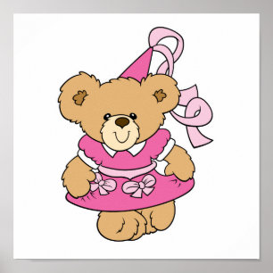 Cute Little Pink Princess Beer Poster