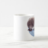 Cute Little Platypus Illustration Mok (Center)