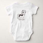 Cute Little Pony Chibi Paard Baby Body Romper (Achterkant)