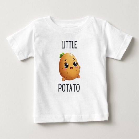 Cute Little Potato Baby Shirt (Voorkant)
