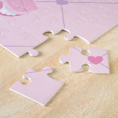 Cute Little Princess Girl Custom Pink Legpuzzel (Zijkant)