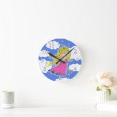 Cute Little Princess Girls Clock Ronde Klok (Huis)