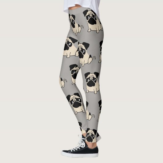 Cute Little Pug Leggings (Links)