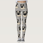 Cute Little Pug Leggings (Voorkant)