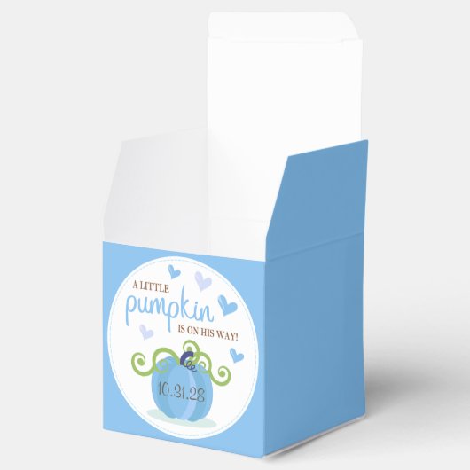 Cute Little Pumpkin Baby Shower Bedankdoosjes (Geopend)