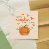 Cute Little Pumpkin-Baby shower Bedankjes Labels