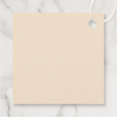 Cute Little Pumpkin-Baby shower Bedankjes Labels (Achterkant)