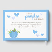 Cute Little Pumpkin Baby Shower Gastenboek (Achterkant)